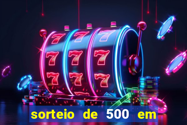 sorteio de 500 em cash toda segunda feira novibet